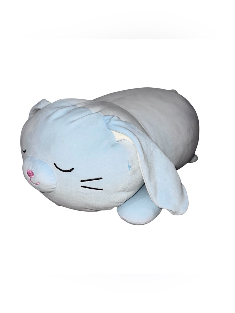 Squishmallows Light Blue Bunny Body Pillow Plush